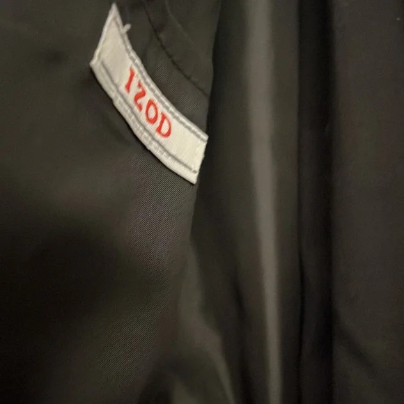 Izod 2pc boys black suit- husky